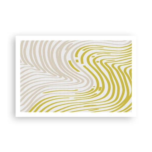 Plakat - Kompozycja z łagodnym ugięciem - 91x61 cm