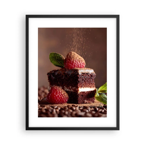 Plakat w czarnej ramie - Życie jest słodkie - 40x50 cm