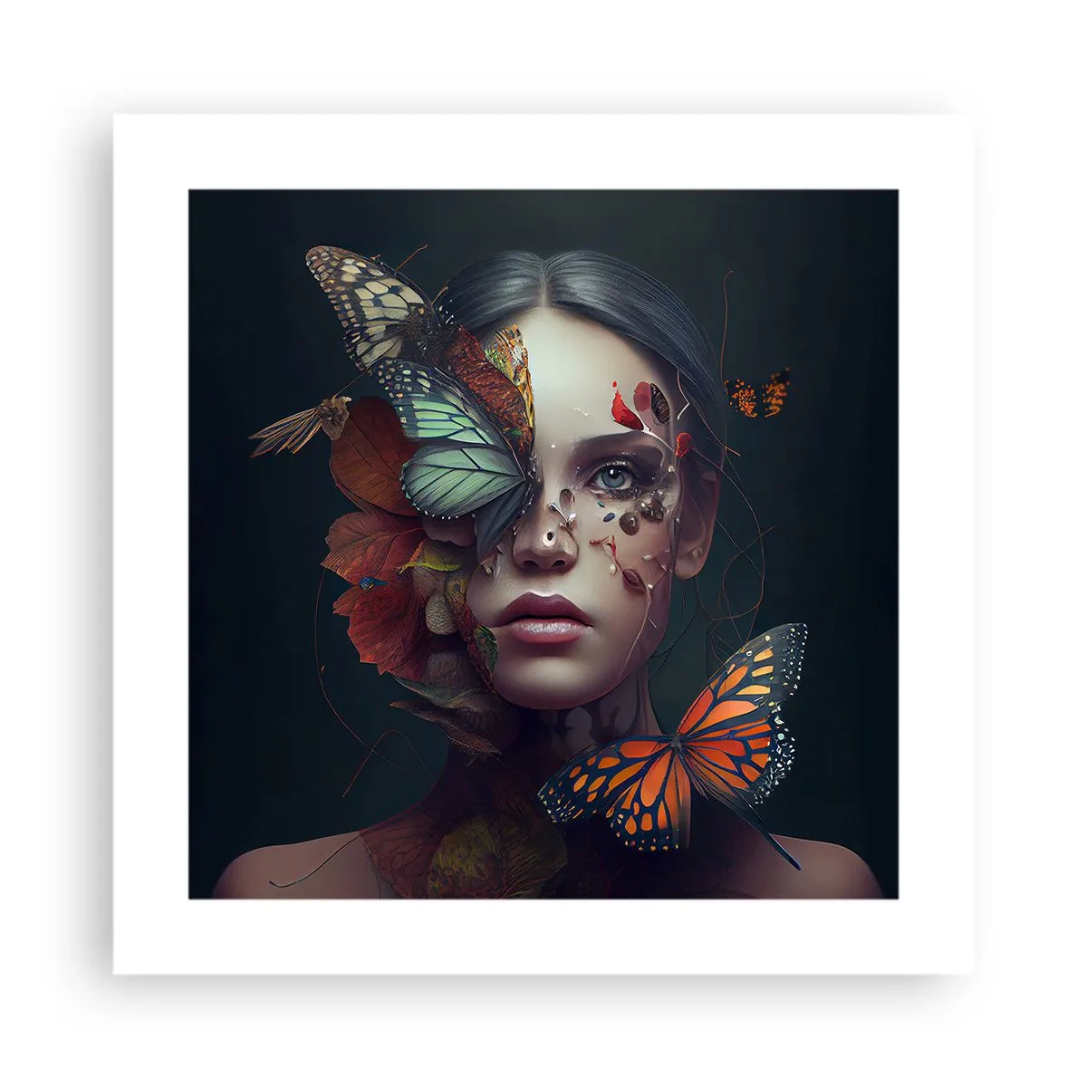 Plakat - Cudowna metamorfoza - 40x40 cm