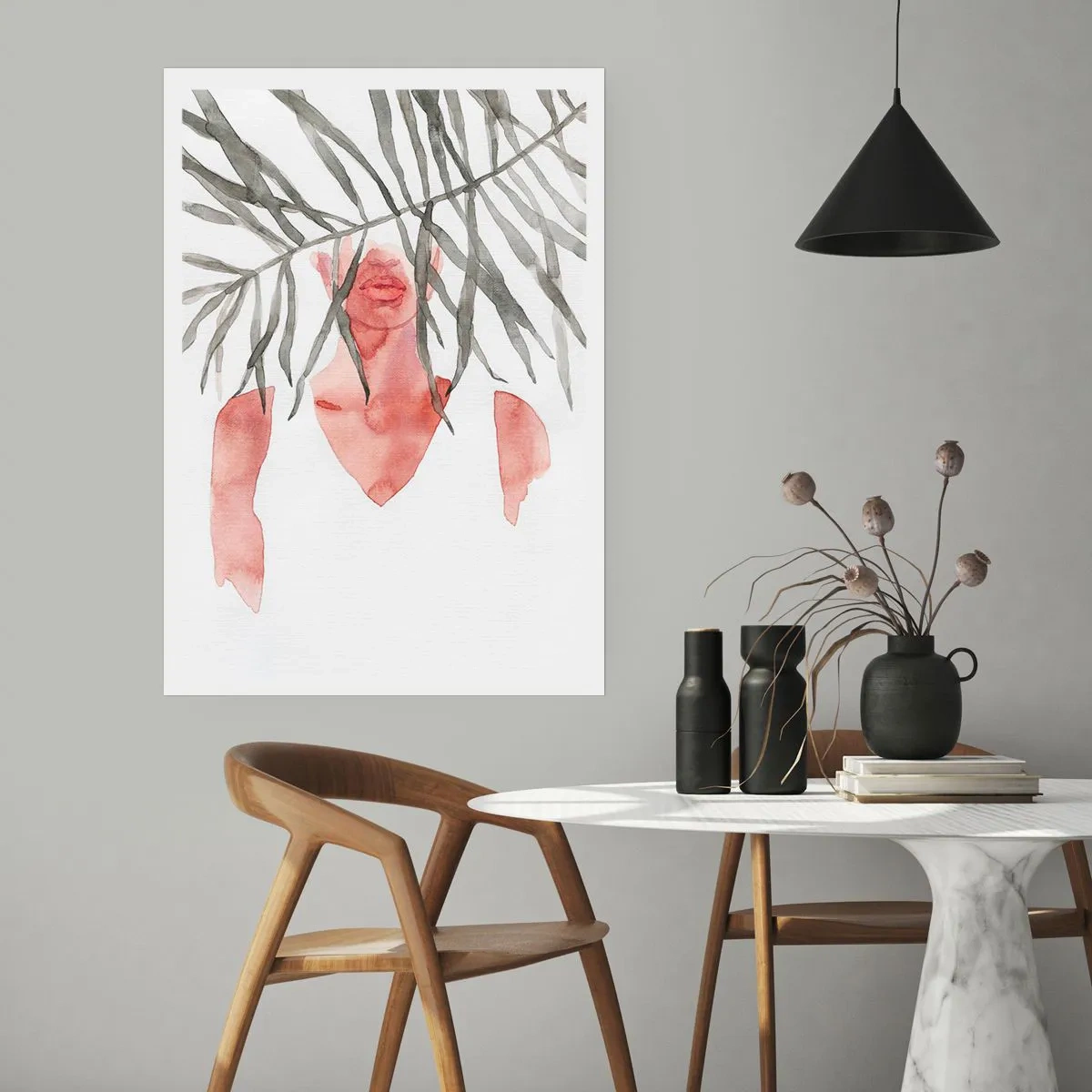 Plakat - Dama tropików - 30x40 cm