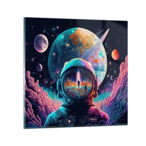 Obraz na szkle - Filozofom się nie śniło - 70x70 cm