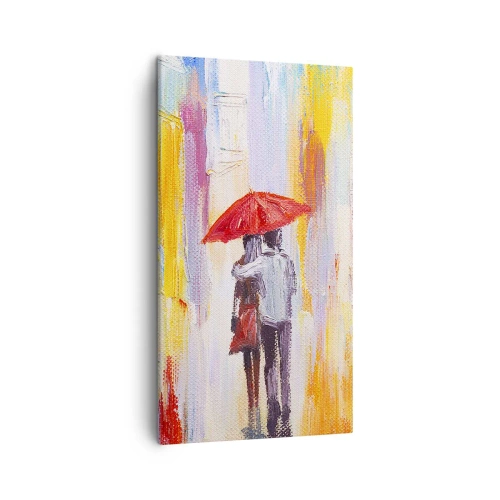 Obraz na płótnie - Niech pada dalej - 45x80 cm