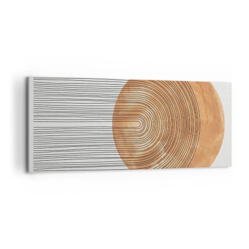 Obraz na płótnie - Kompozycja słoneczna - 100x40 cm