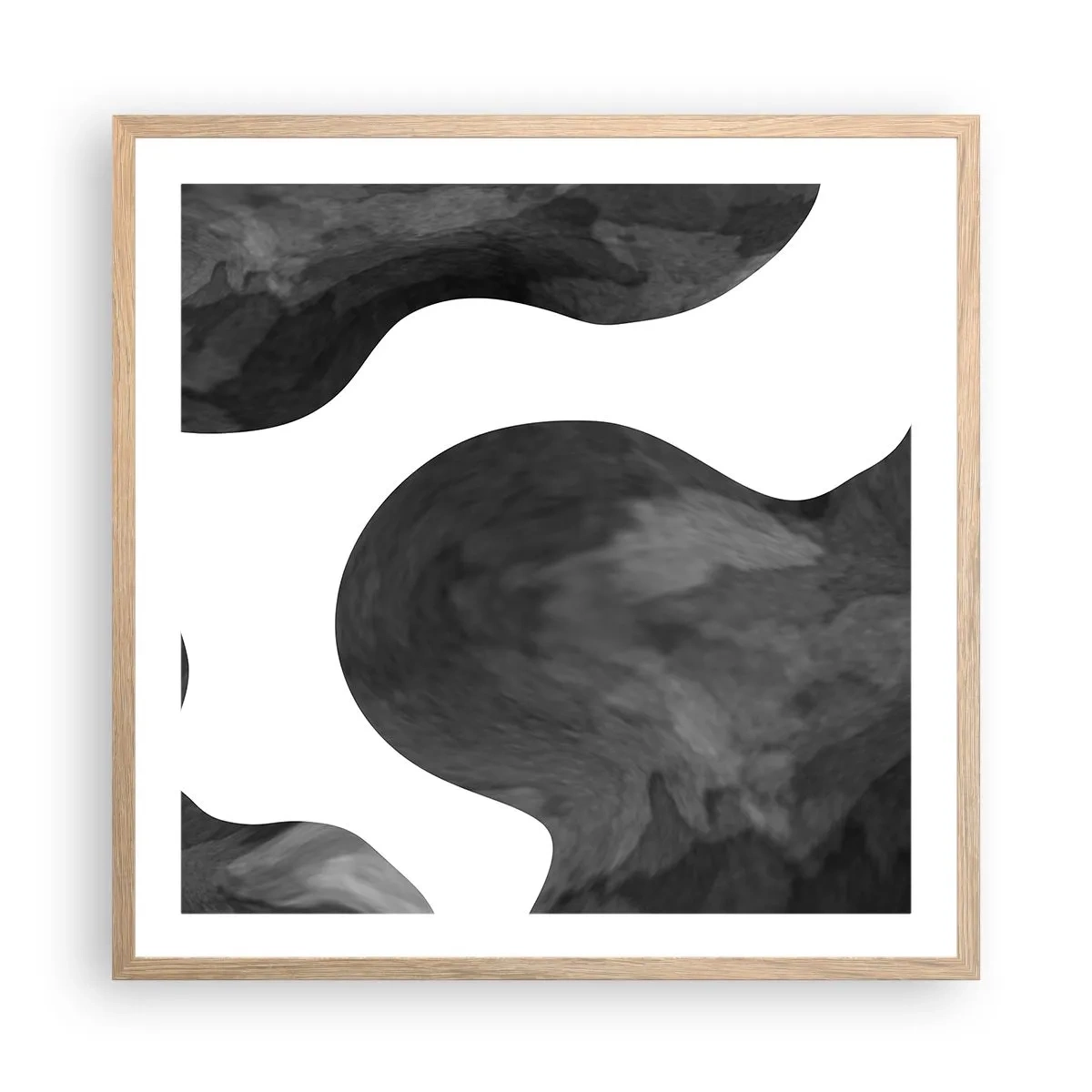 Plakat w ramie jasny dąb - Droga Mleczna - 60x60 cm