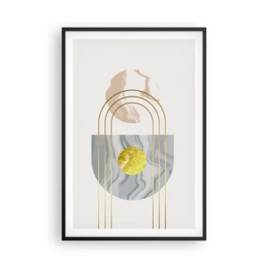 Plakat w czarnej ramie - Jasność i blask - 61x91 cm