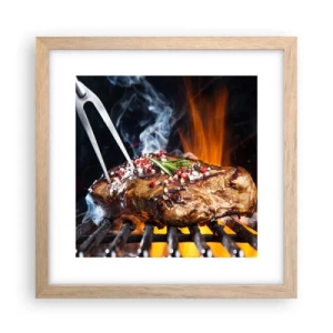 Plakat w ramie jasny dąb - Soczyste i wonne - 30x30 cm