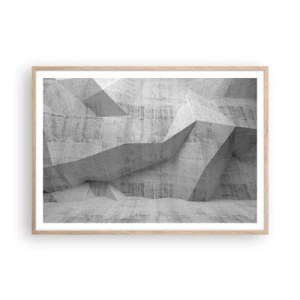 Plakat w ramie jasny dąb - Prawdziwe wyzwanie - 100x70 cm