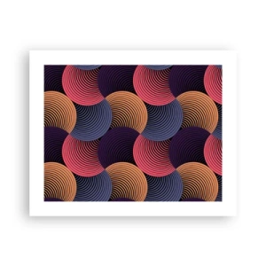 Plakat - W kolistym rytmie - 50x40 cm
