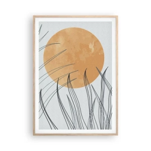 Plakat w ramie jasny dąb - Zawsze ku słońcu - 70x100 cm