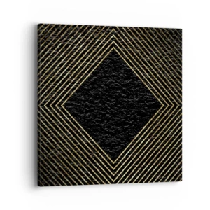 Obraz na płótnie - Geometria w stylu glamour - 40x40 cm