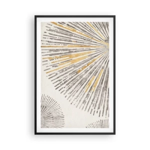 Plakat w czarnej ramie - Uroda promienia - 61x91 cm