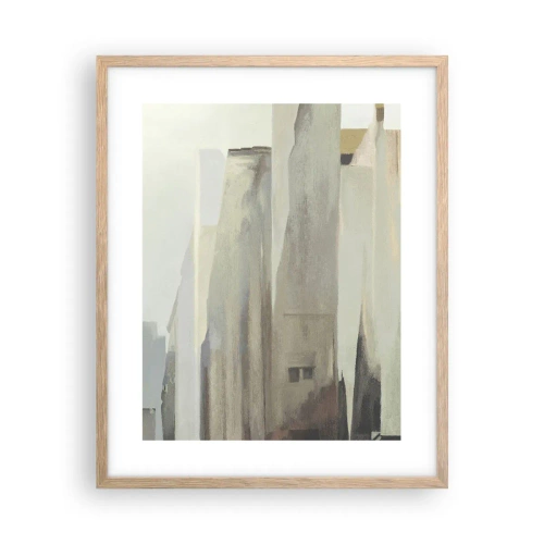 Plakat w ramie jasny dąb - Sen o mieście - 40x50 cm