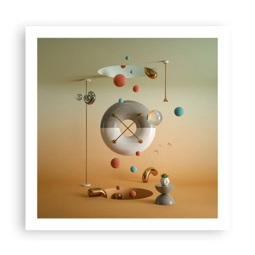 Plakat - Wszystko się zdarzyć może - 60x60 cm