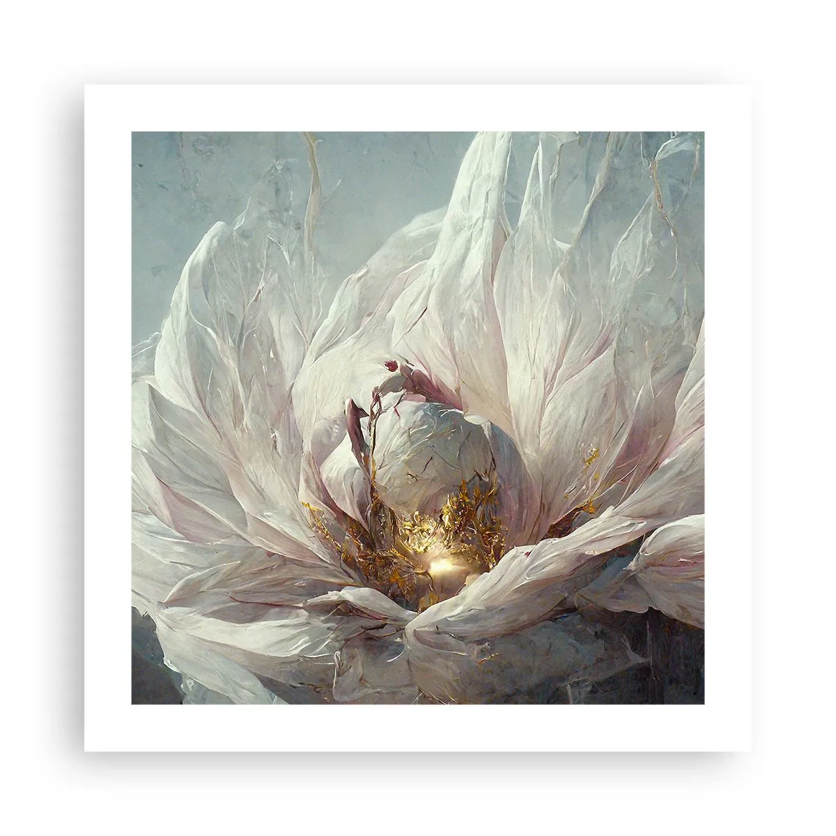 Plakat - Rozkwita raz na sto lat - 50x50 cm