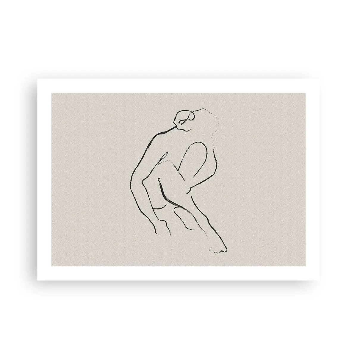 Plakat - Szkic intymny - 70x50 cm