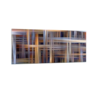 Obraz na szkle - Utkane ze światła - 100x40 cm