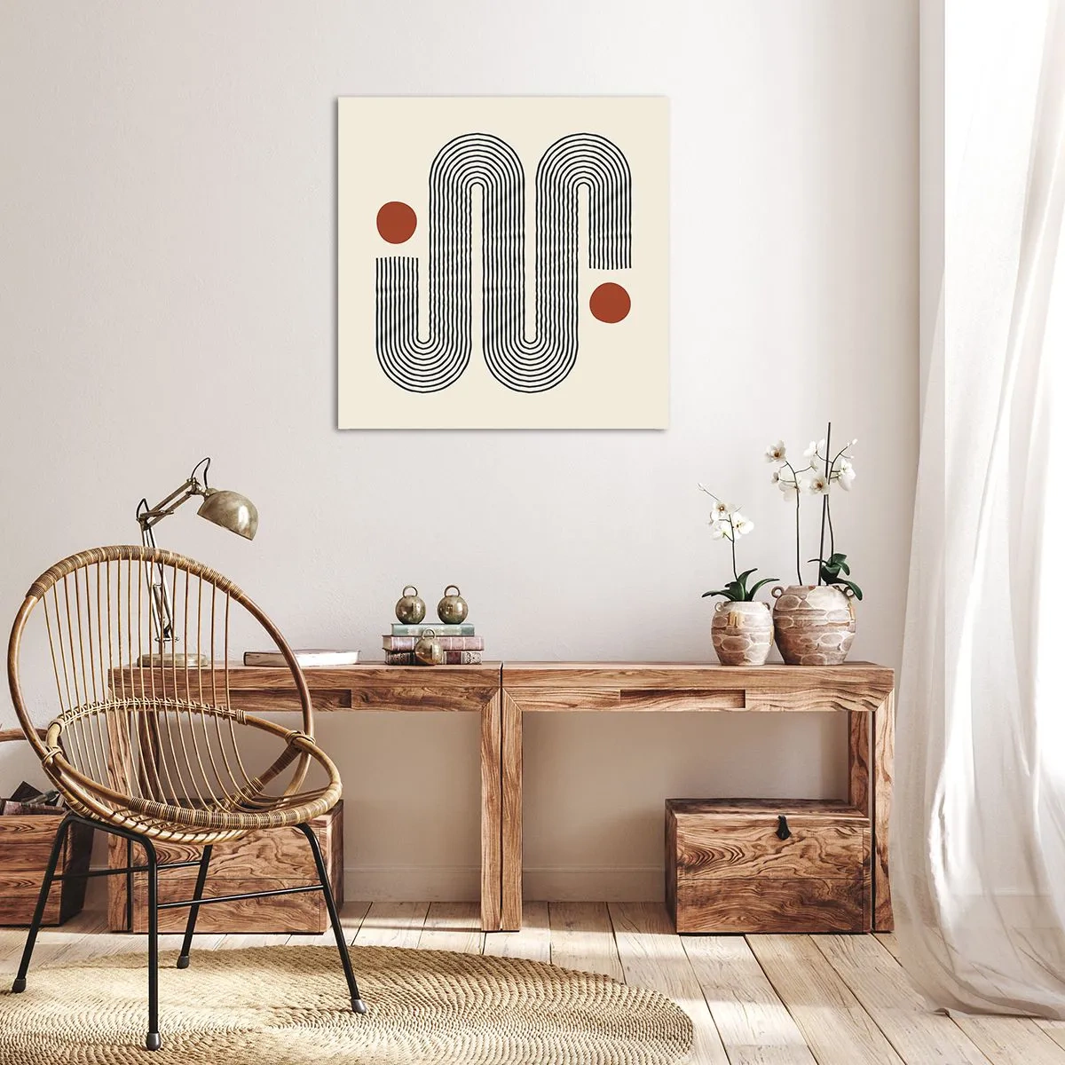 Obraz na płótnie - Od początku do końca - 60x60 cm