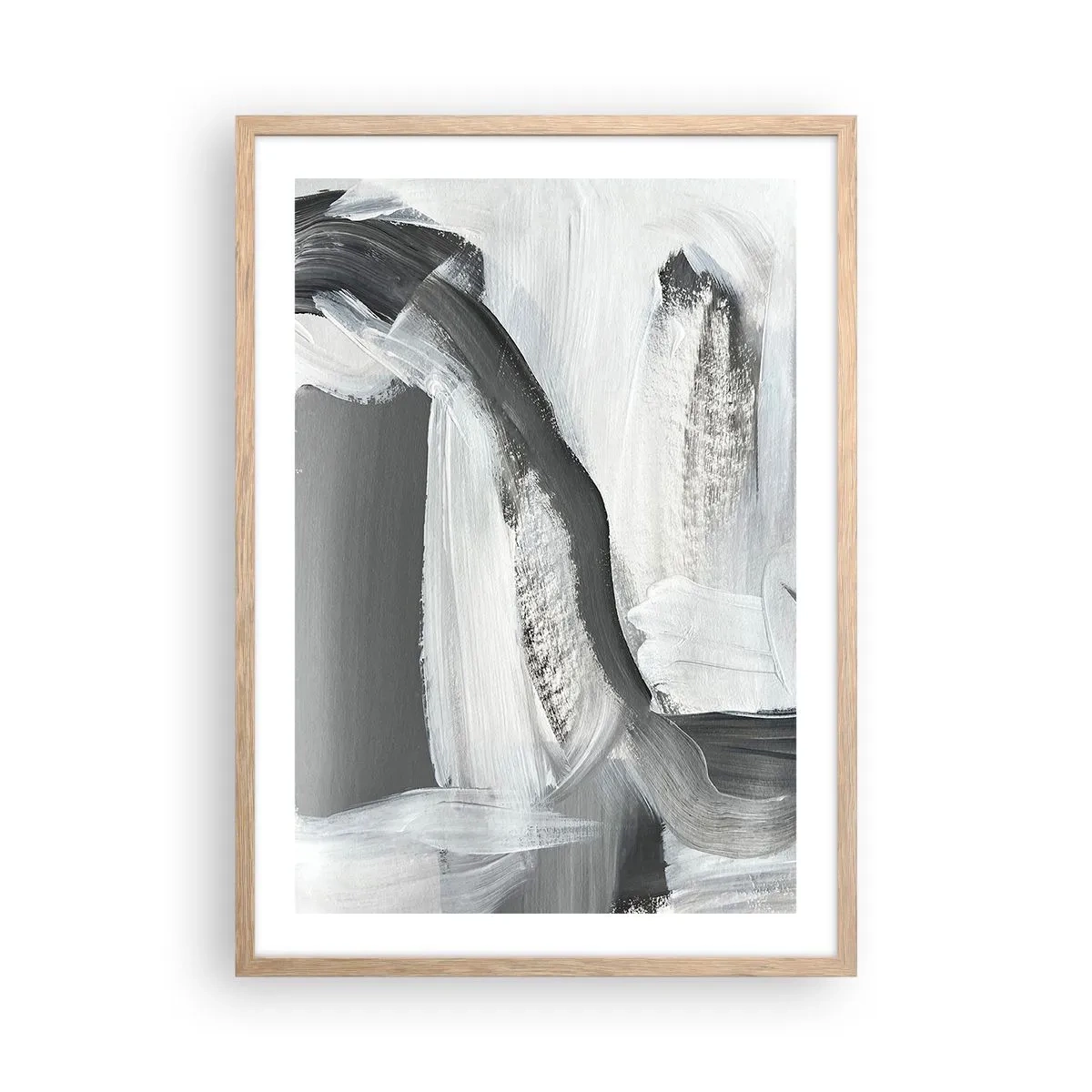 Plakat w ramie jasny dąb - Zdecydowanym ruchem - 50x70 cm