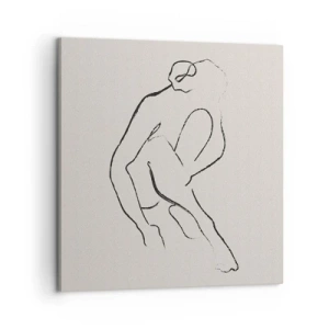 Obraz na płótnie - Szkic intymny - 60x60 cm