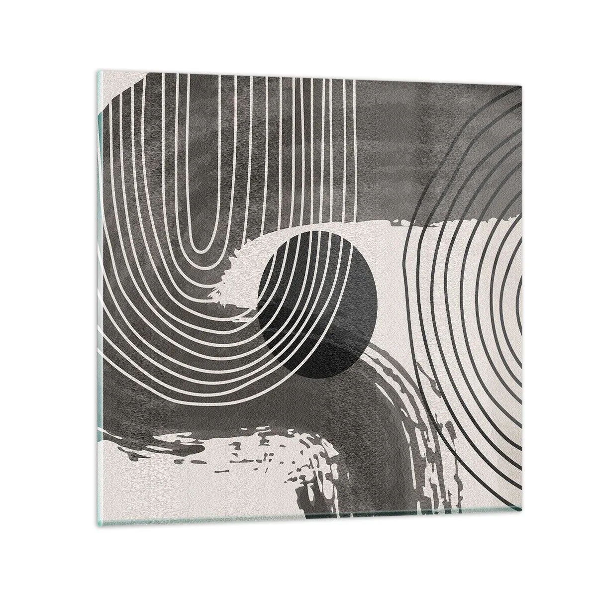 Obraz na szkle - Owal zwycięża - 70x70 cm