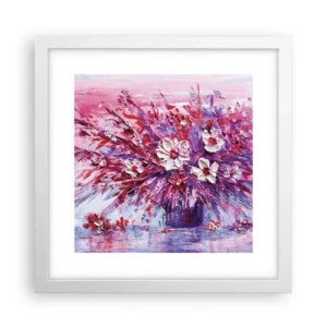 Plakat w białej ramie - Niewinność i namiętność  - 30x30 cm