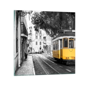 Obraz na szkle - I fado w tle - 40x40 cm