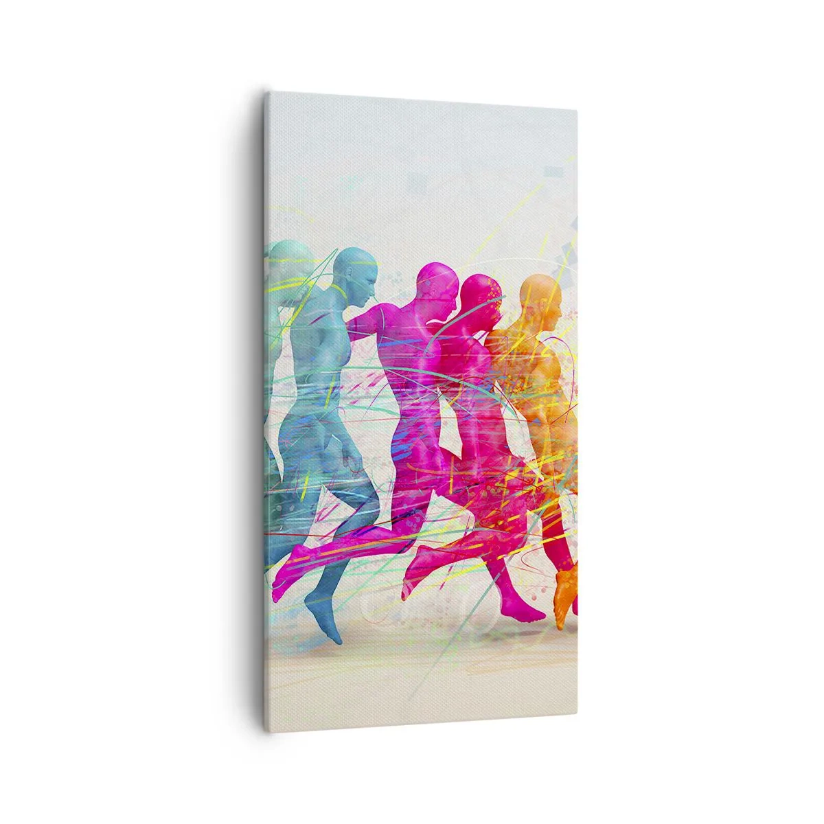 Obraz na płótnie - Harmonia ruchu - 55x100 cm