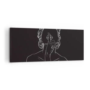 Obraz na płótnie - Piękno rozkwita w ciszy - 120x50 cm