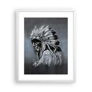 Plakat w białej ramie - Powrót do korzeni - 40x50 cm