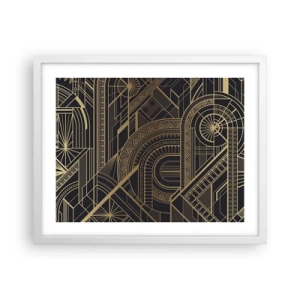 Plakat w białej ramie - Koncepty, idee, plany - 50x40 cm