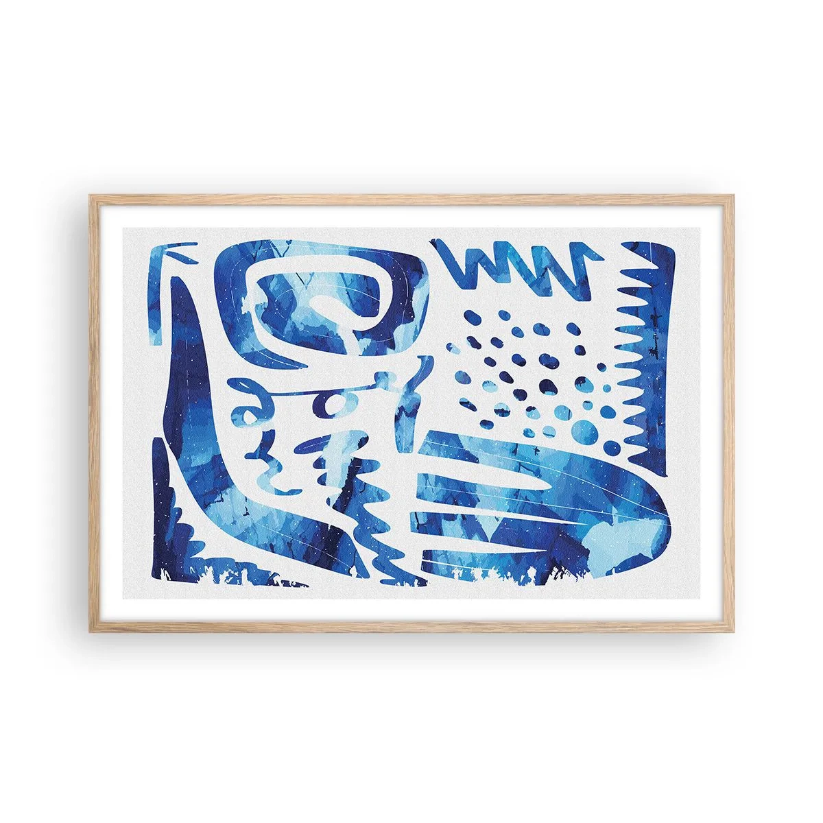 Plakat w ramie jasny dąb - Powrót do korzeni - 91x61 cm