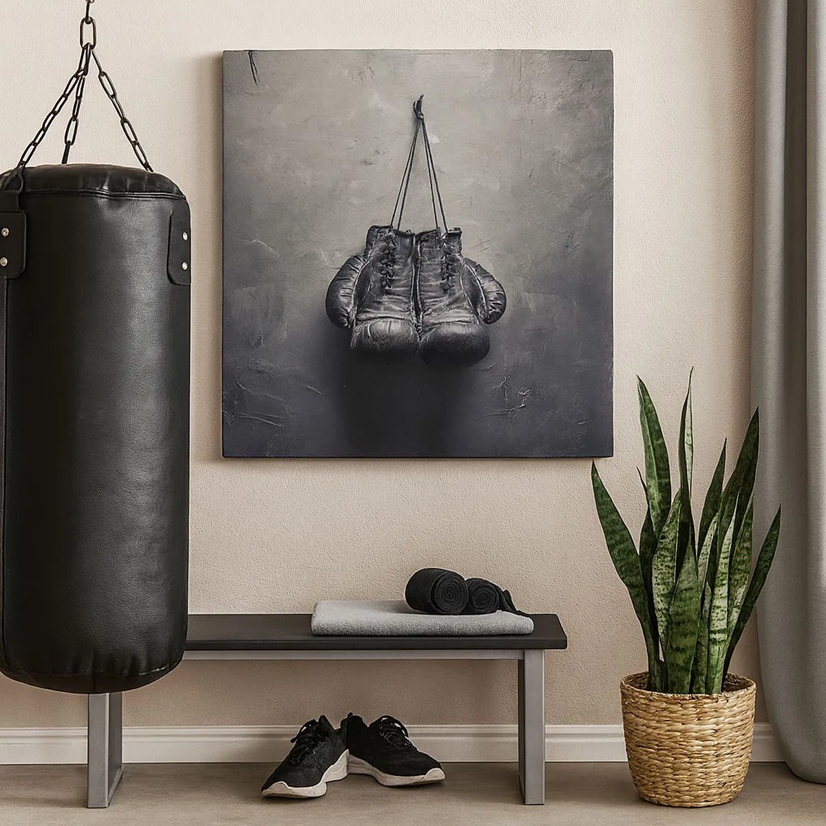 Obraz na płótnie - Czas walki i czas pokoju - 30x30 cm