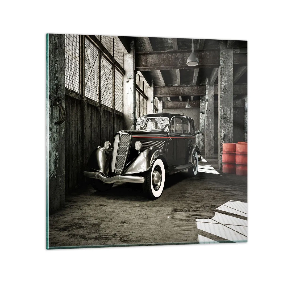 Obraz na szkle - Nieprzemijająca elegancja lat 30. - 30x30 cm