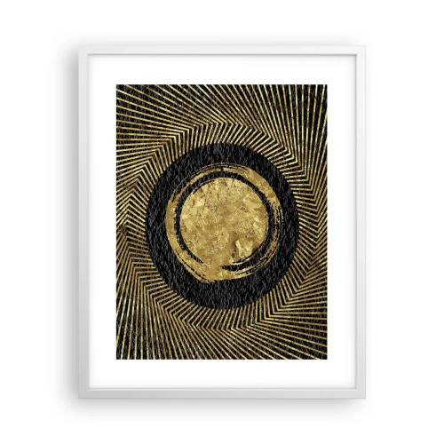 Plakat w białej ramie - Kompozycja glamour - 40x50 cm