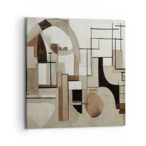 Obraz na płótnie - Pejzaż miejski 2.0 - 70x70 cm