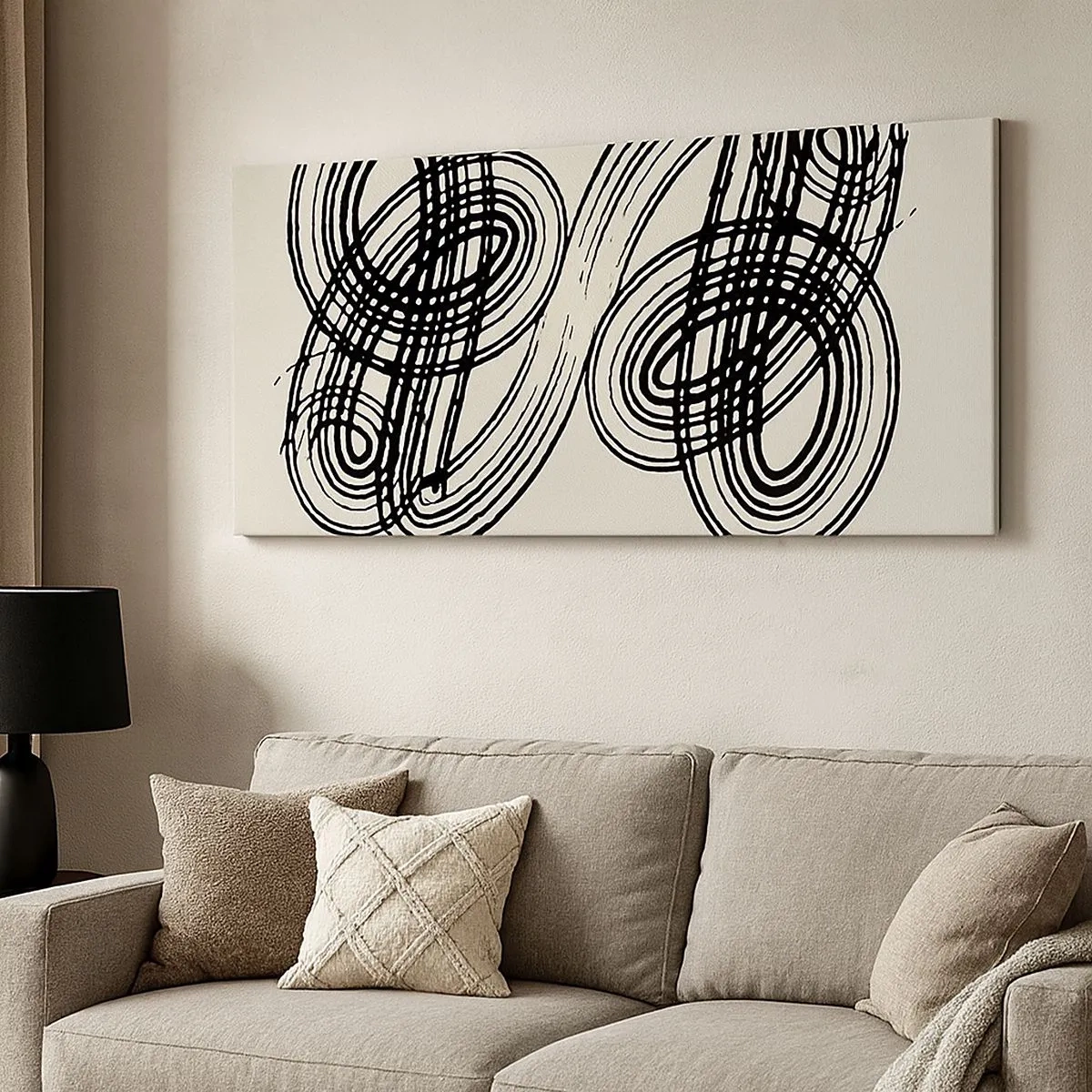 Obraz na płótnie - Wyszło spontanicznie - 100x40 cm