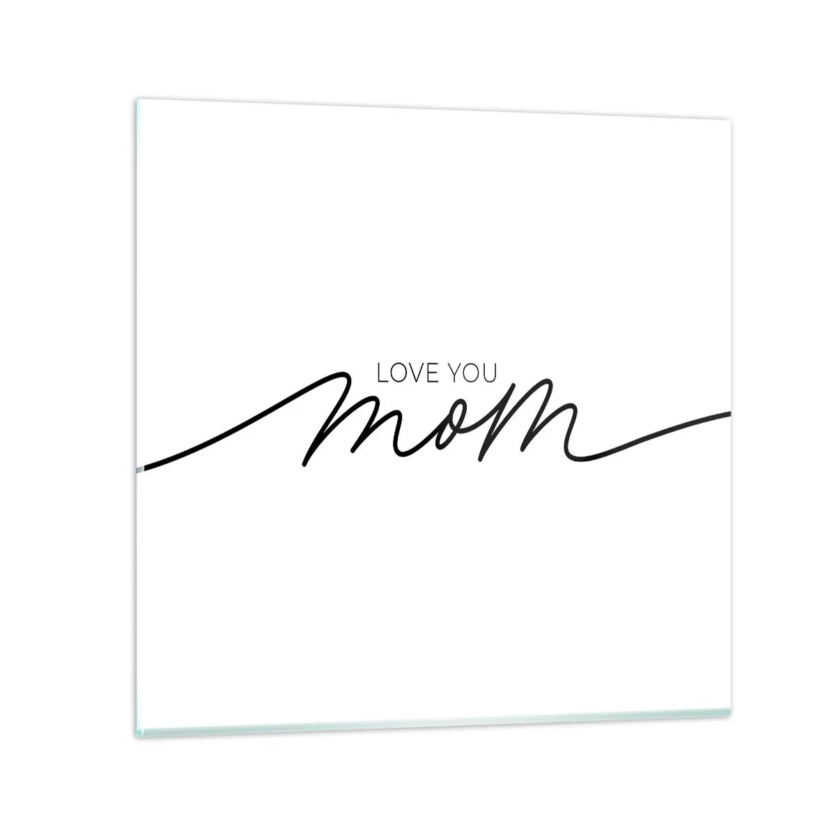 Obraz na szkle - Wielkie wzruszenie - 60x60 cm