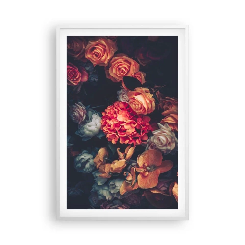 Plakat w białej ramie - Jak u holenderskich mistrzów - 61x91 cm