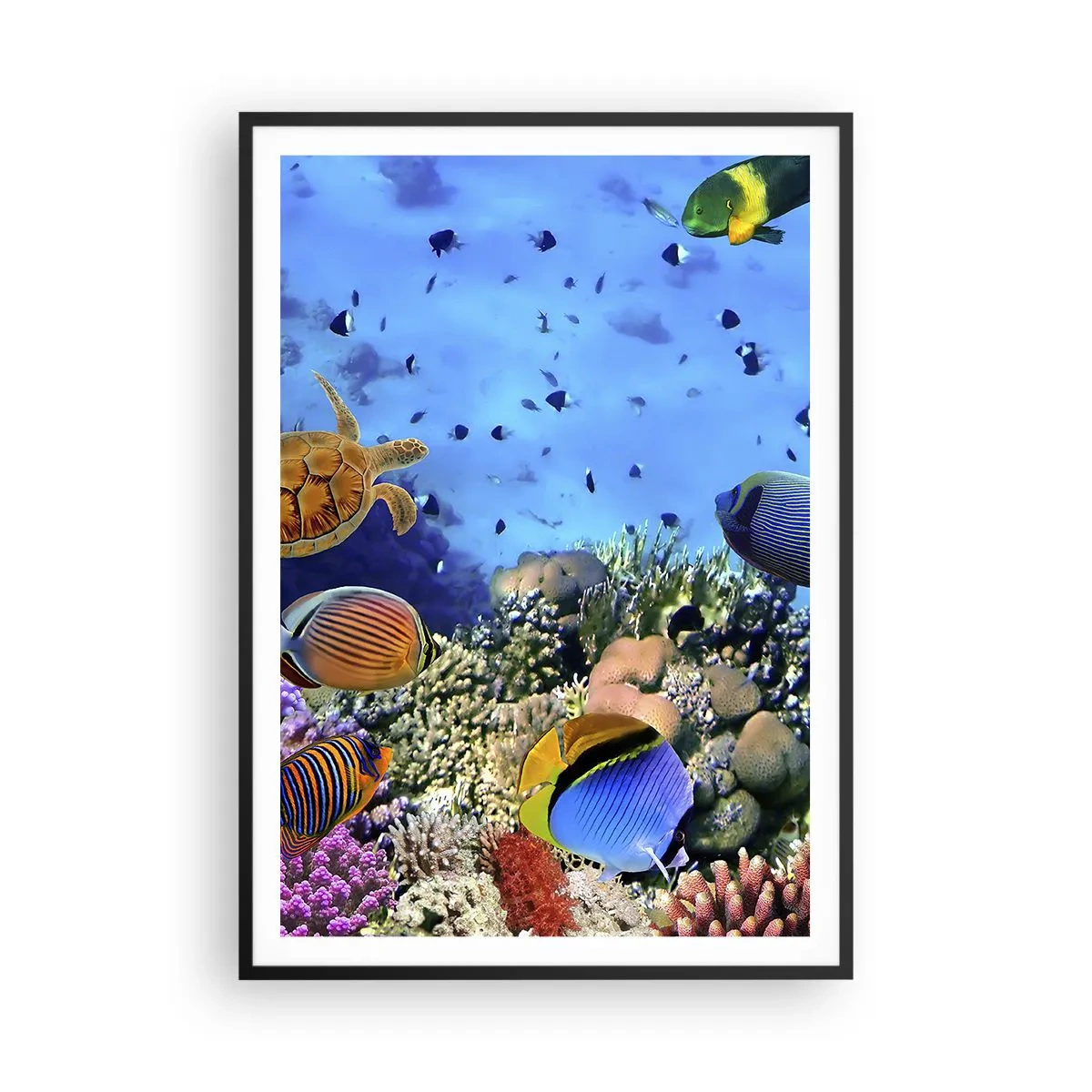 Plakat w czarnej ramie - I co my wiemy o życiu... - 70x100 cm