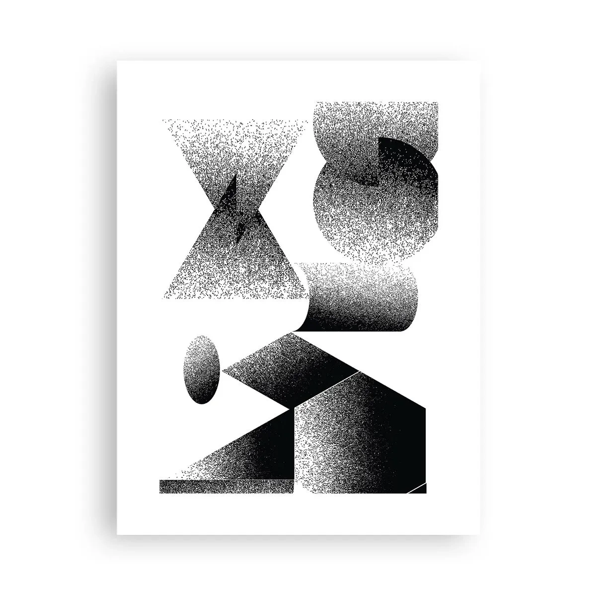 Plakat - Kąty i owale - 30x40 cm