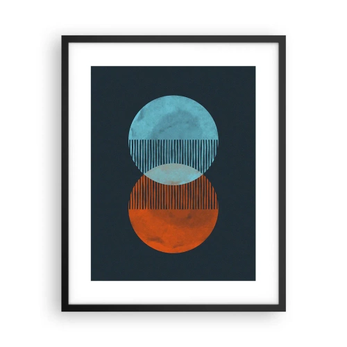 Plakat w czarnej ramie - Astronomiczna fantazja - 40x50 cm