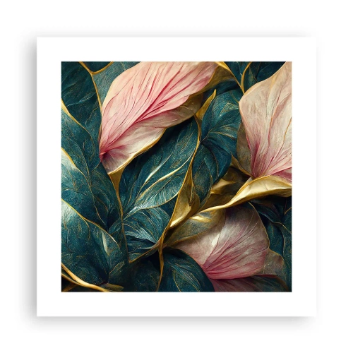 Plakat - Naturalna elegancja i styl - 40x40 cm