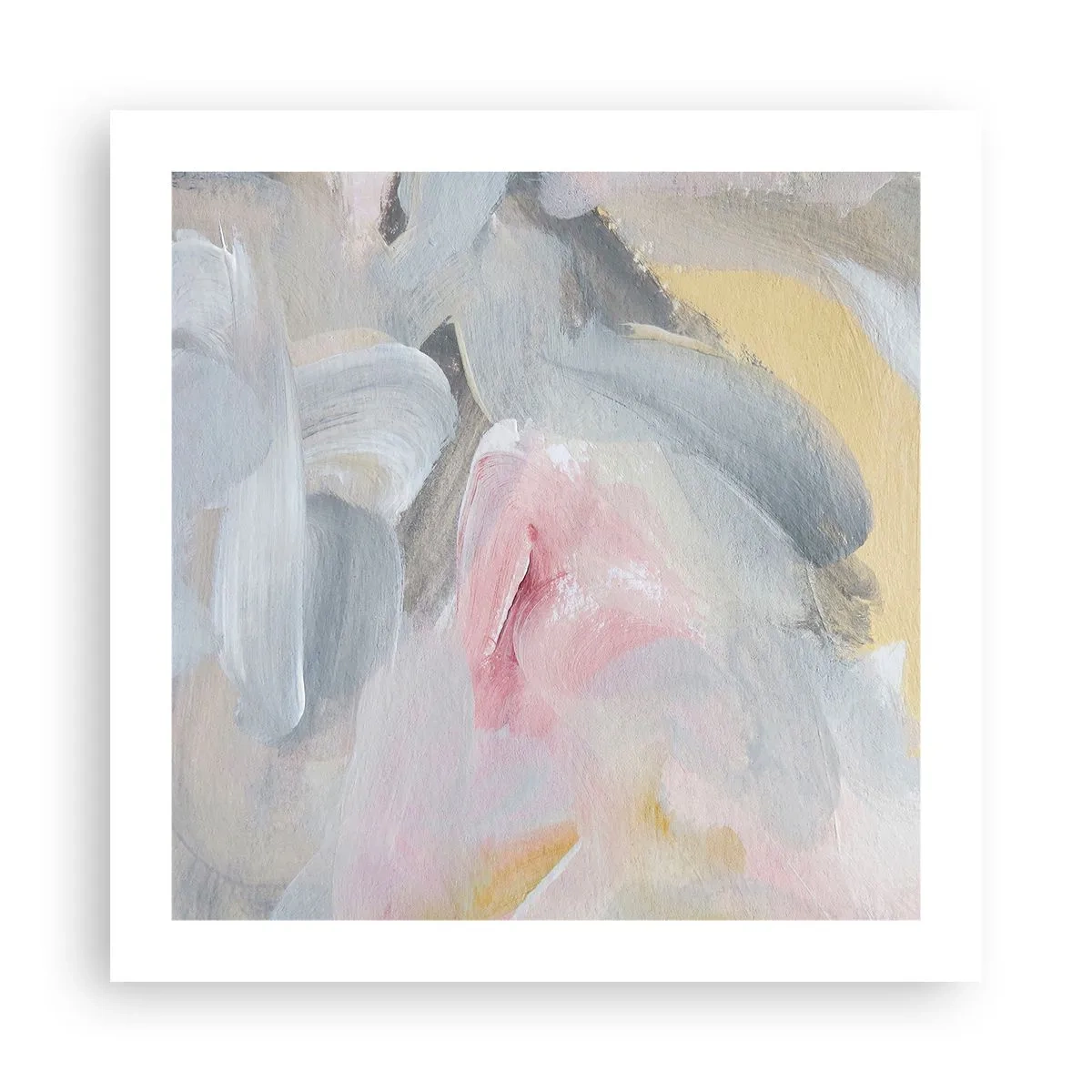 Plakat - W pastelowym świecie - 50x50 cm