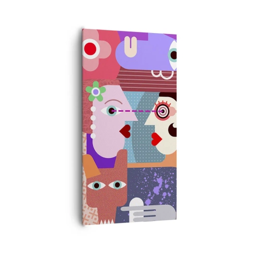 Obraz na płótnie - Oko w oko - 65x120 cm