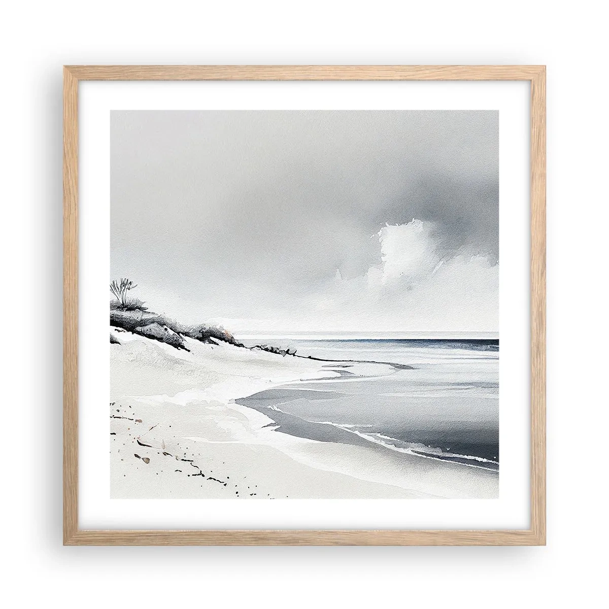 Plakat w ramie jasny dąb - Od zawsze razem - 50x50 cm