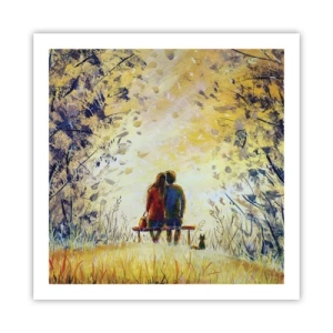 Plakat - Magiczna chwila - 60x60 cm