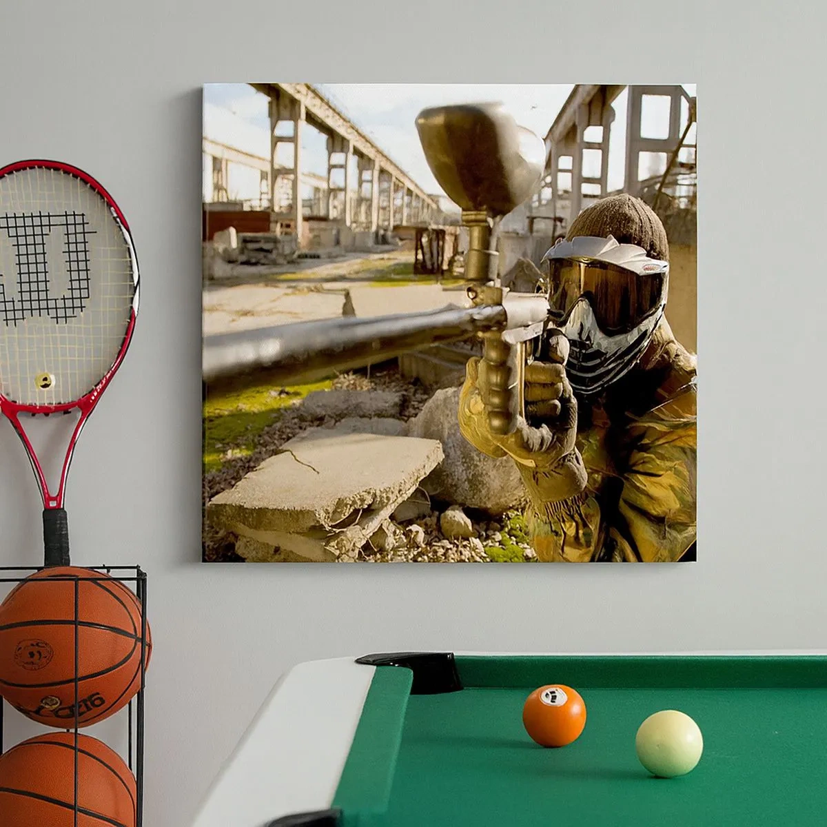 Obraz na płótnie - I ty możesz zostać bohaterem - 30x30 cm