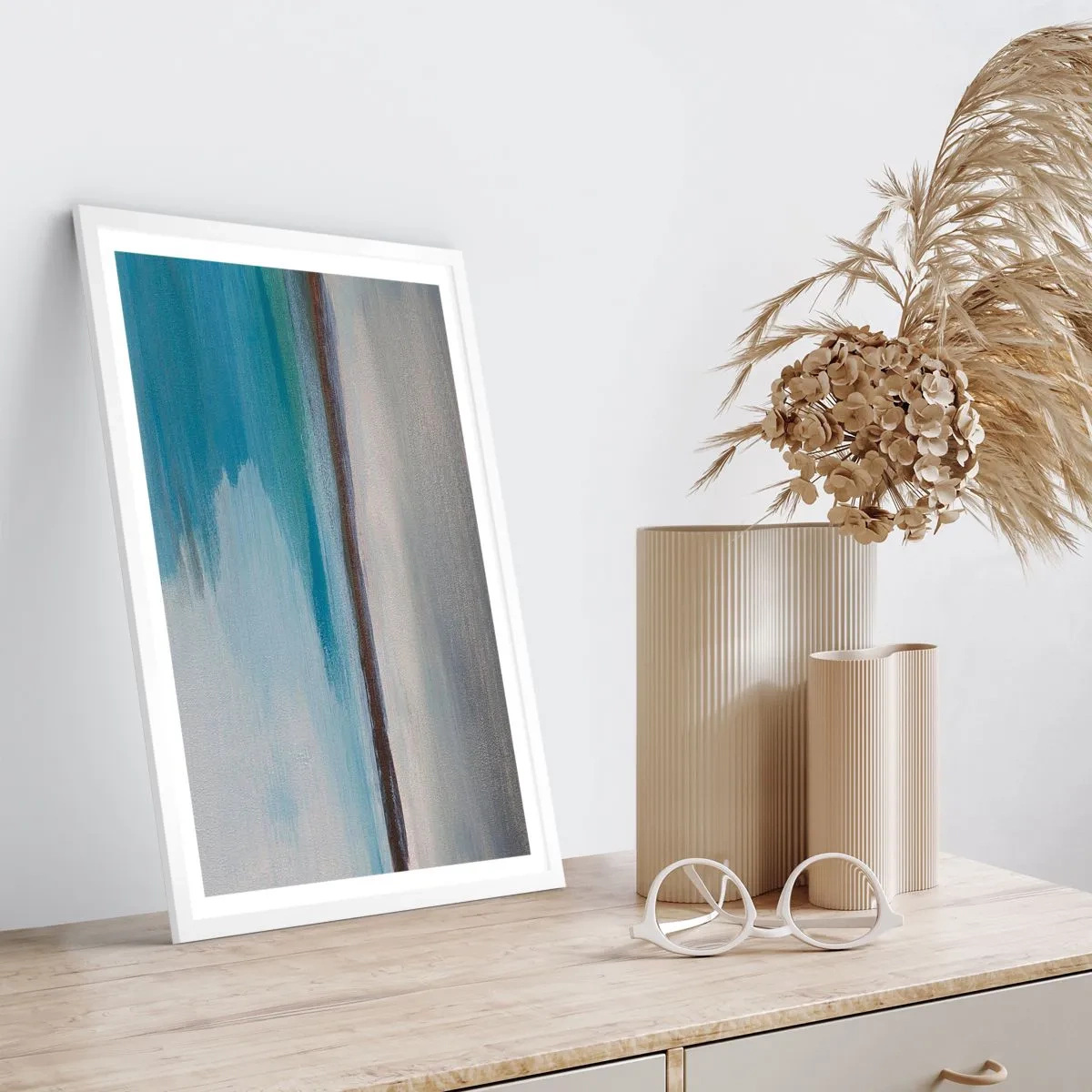 Plakat w białej ramie - Pejzaż horyzontalny - 40x50 cm