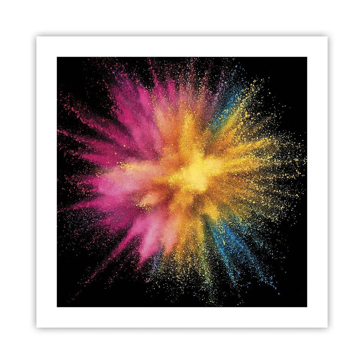 Plakat - Narodziny barw  - 50x50 cm