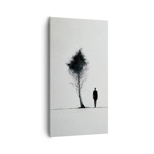 Obraz na płótnie - Wszyscy wędrujemy - 55x100 cm